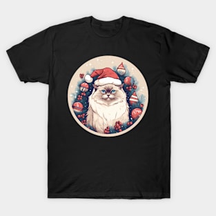 Birman Cat Xmas, Love Cats T-Shirt